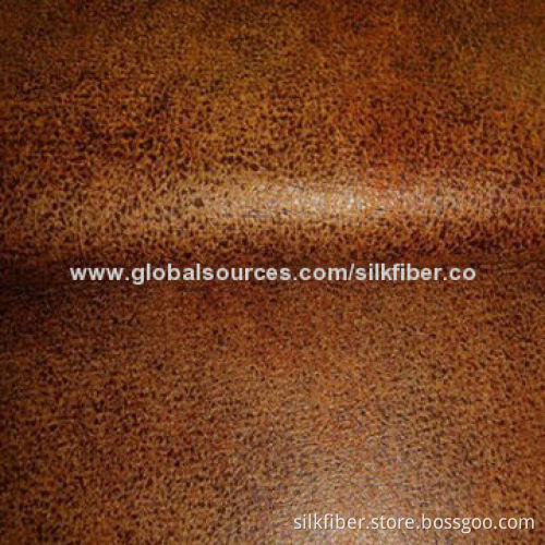 100% polyester bronzed suede fabric for sofa